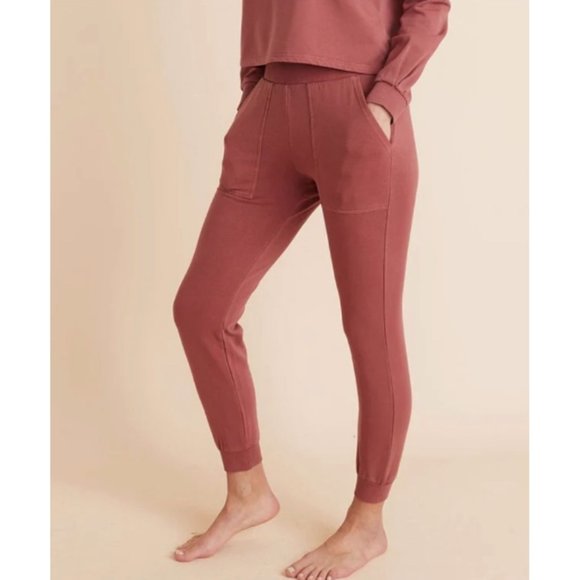 Marine Layer Sammi Red Ochre Jogger Sweatpants - Picture 4 of 6